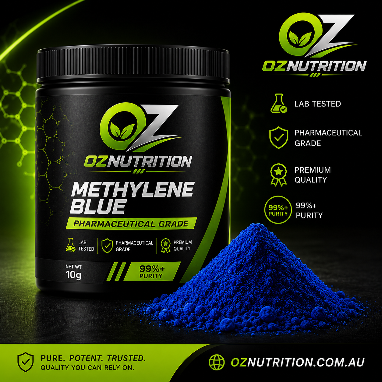 OZ Nutrition Methylene Blue Powder
