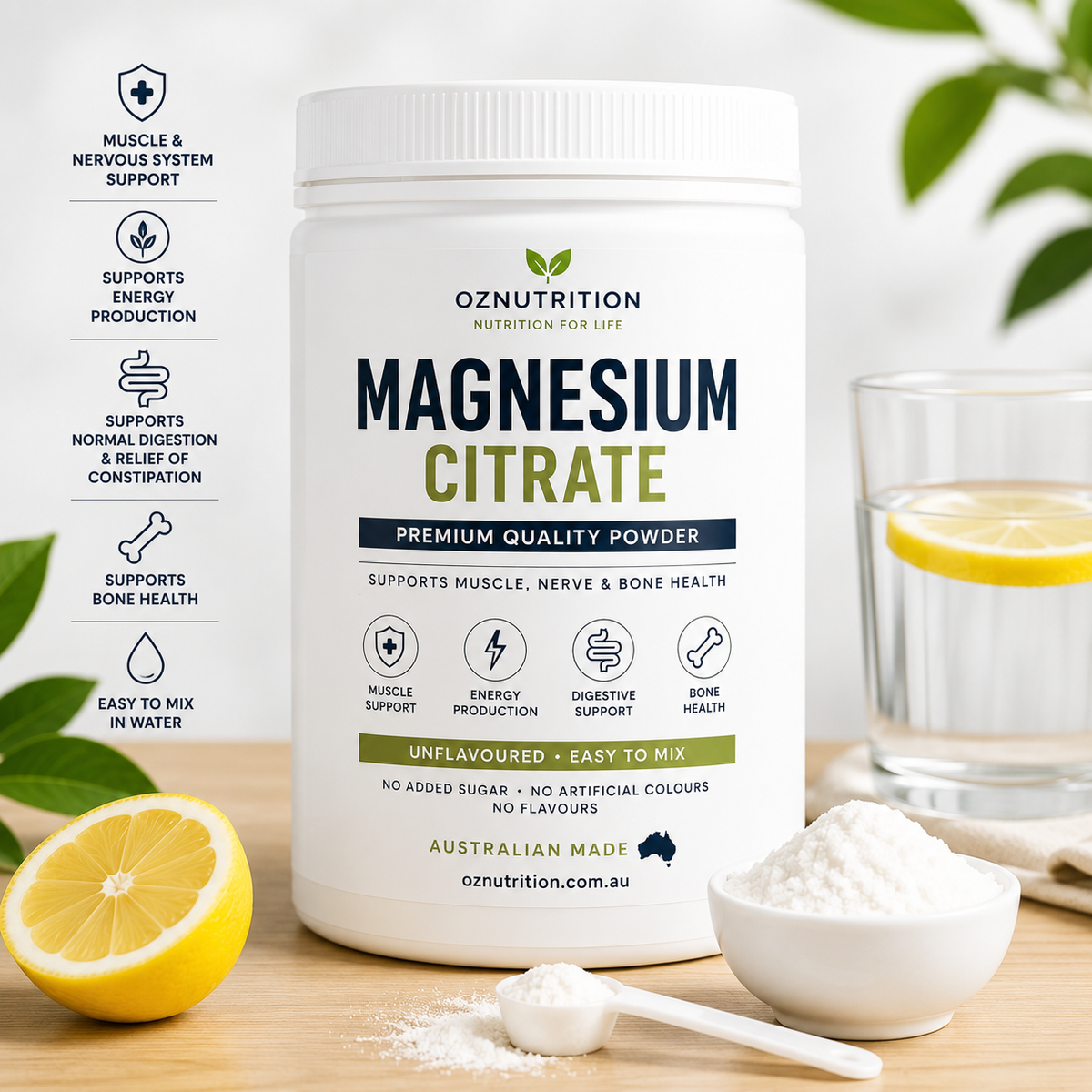Magnesium Citrate Powder