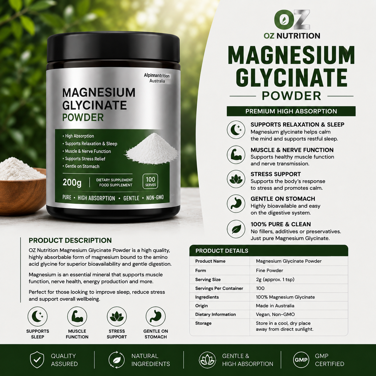 Magnesium Glycinate Powder