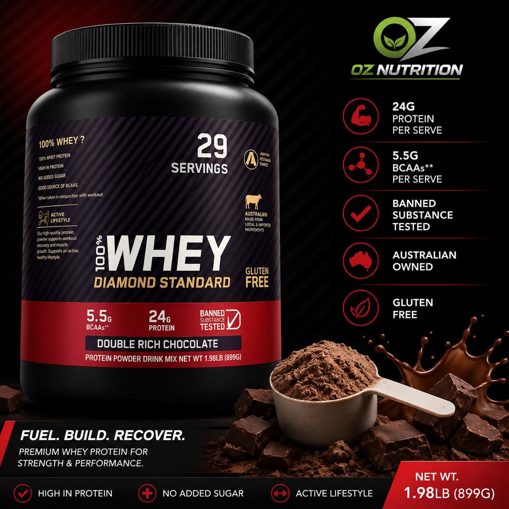 Whey Protein WPI WPC Protein 100% 2lb 899g Diamond Standard