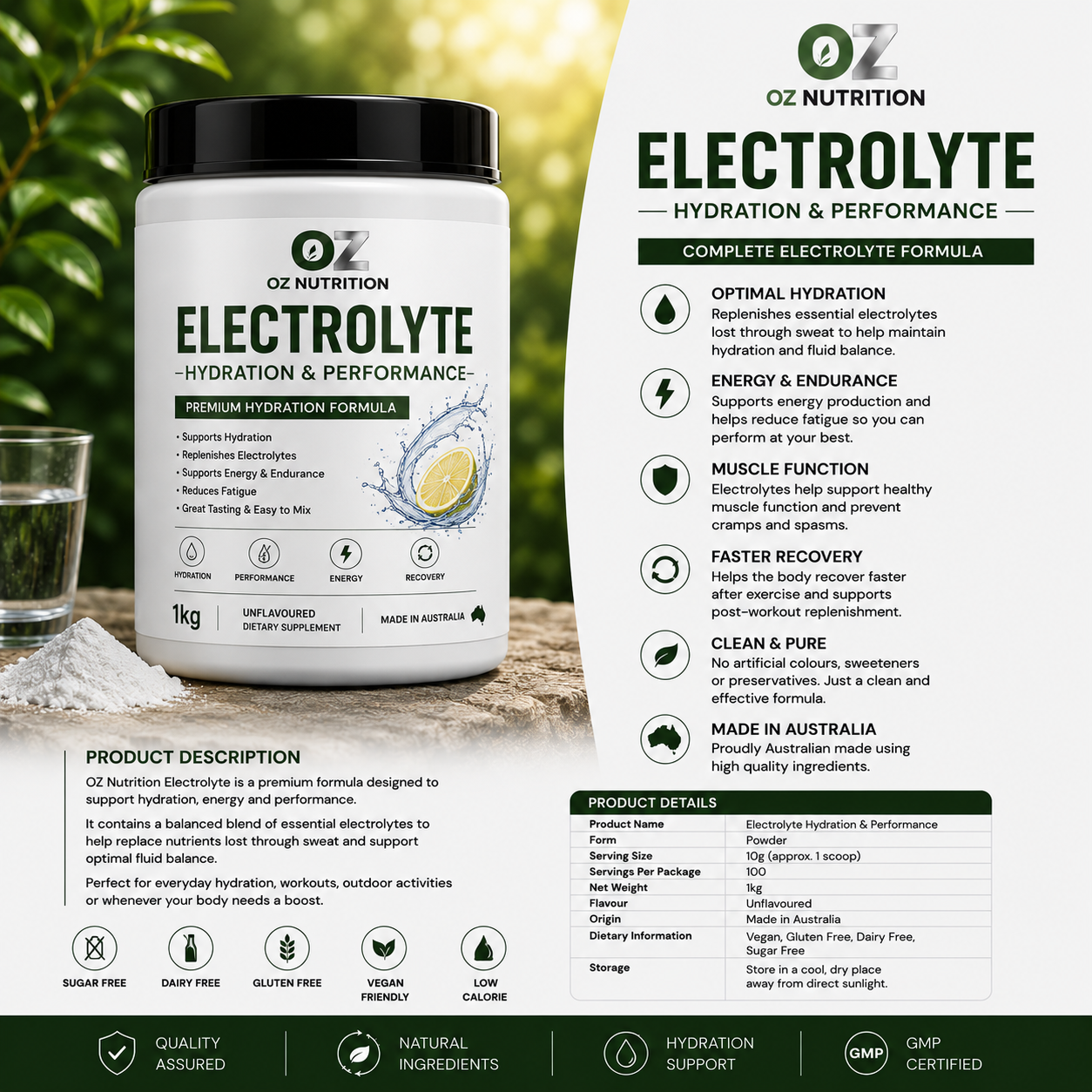 Electrolyte Powder