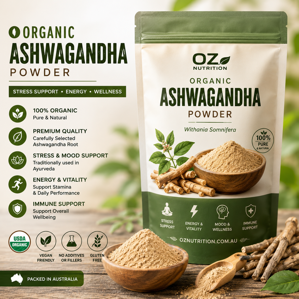 Organic Ashwagandha Powder