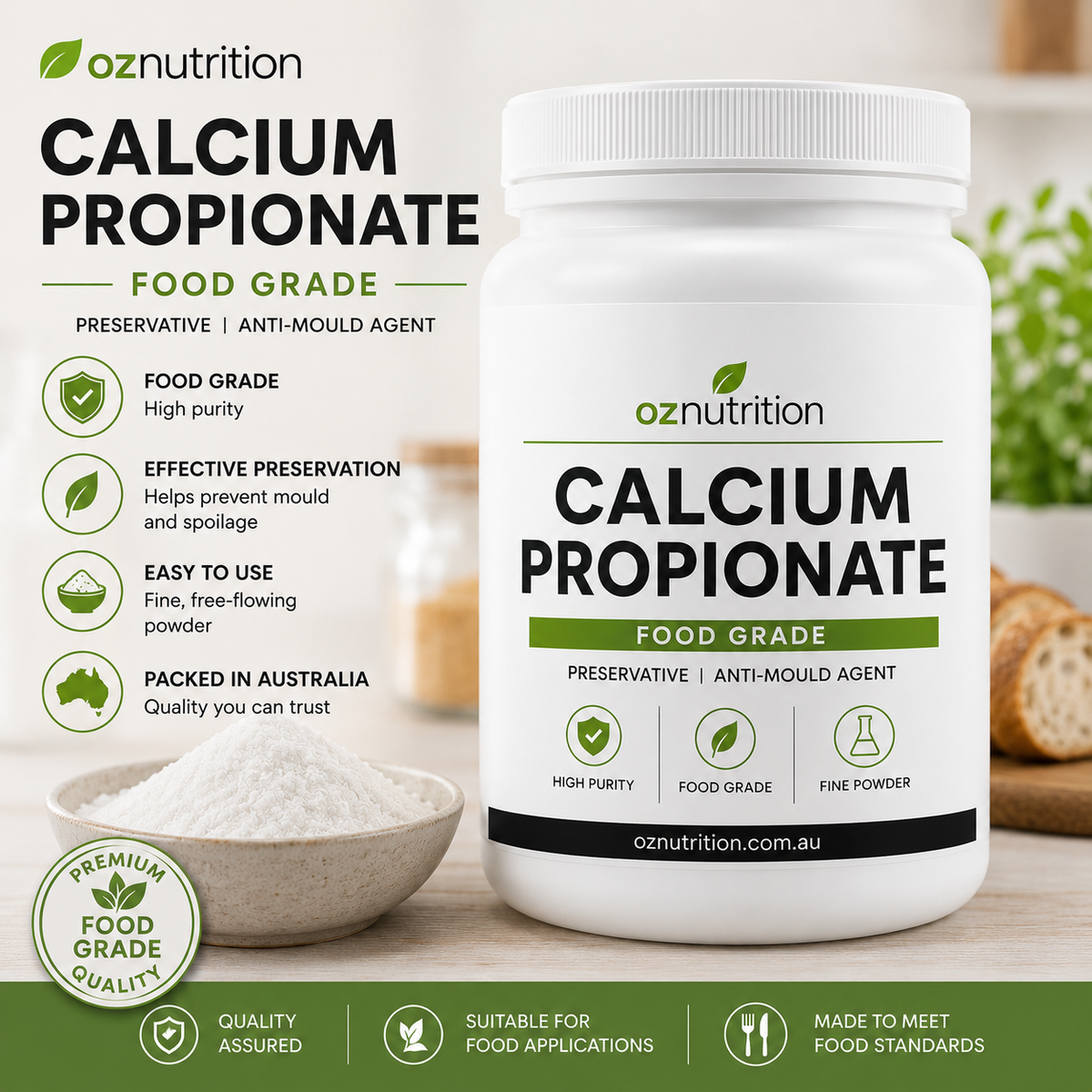 Calcium Propionate (E282)