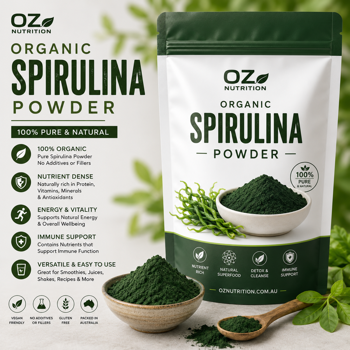Organic Spirulina Powder